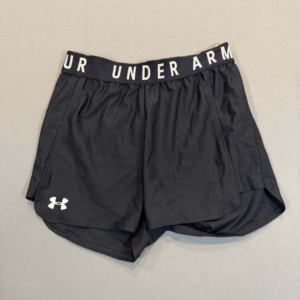 Under Armour Play Up 3.0 Shorts Size XS Black HeatGear Athletic